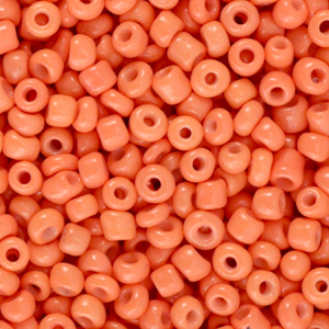 Rocailles 3mm cantaloupe pink, 15 gram